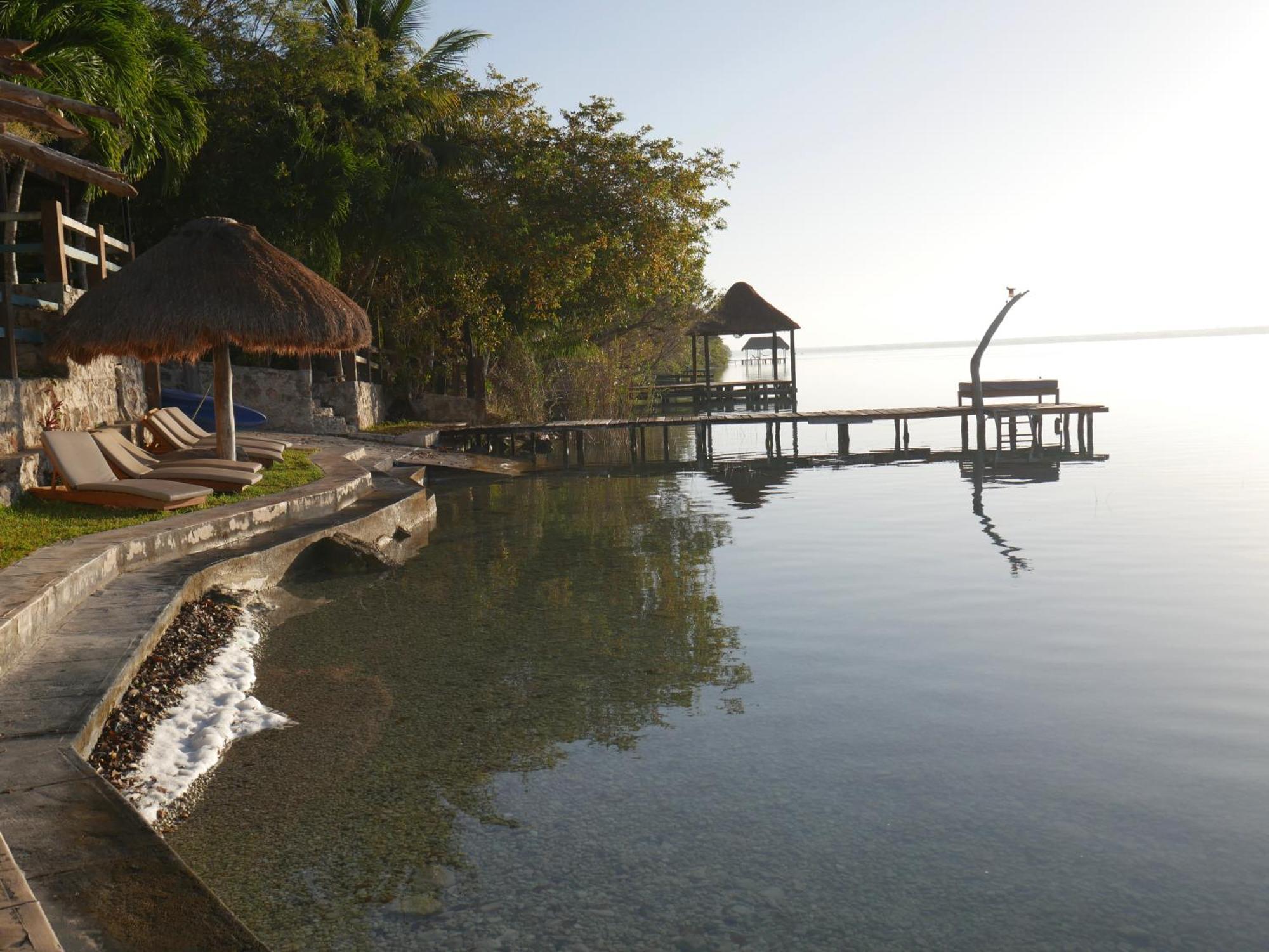 Villa Santuario Lake Front Oasis Bacalar Exterior photo