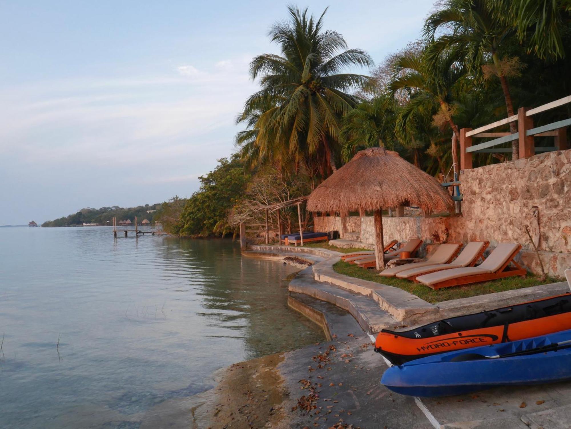 Villa Santuario Lake Front Oasis Bacalar Exterior photo